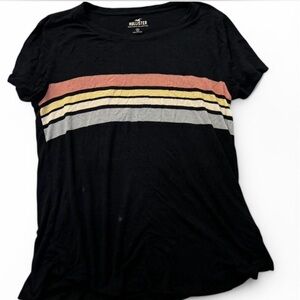 Hollister blue striped tee